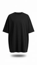 Oversized tee in urban black